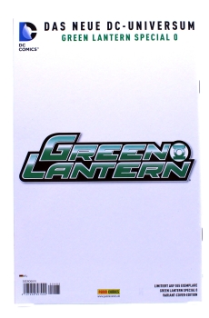 Green Lantern Comic Special (Das neue DC-Universum) Nr. 0: limitiert auf 555 Exemplare